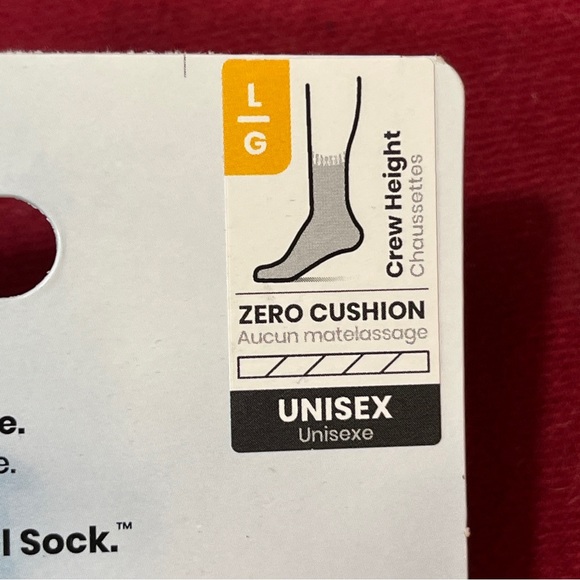 Smartwool Off White Socks Unisex HIKING Merino Wool CREW HEIGHT Unisex Large NEW - Picture 9 of 9